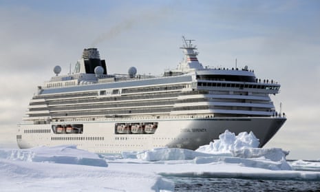 The Crystal Serenity in ice