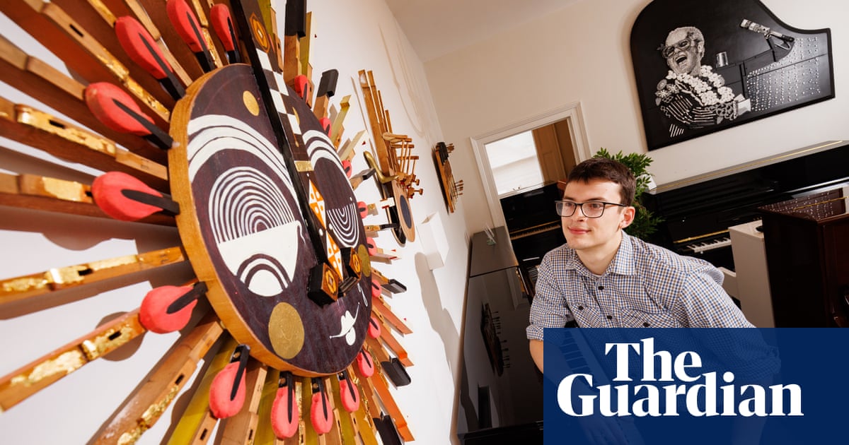 ‘A special bond between music and art’: Bath piano shop turns old parts into palette | Art