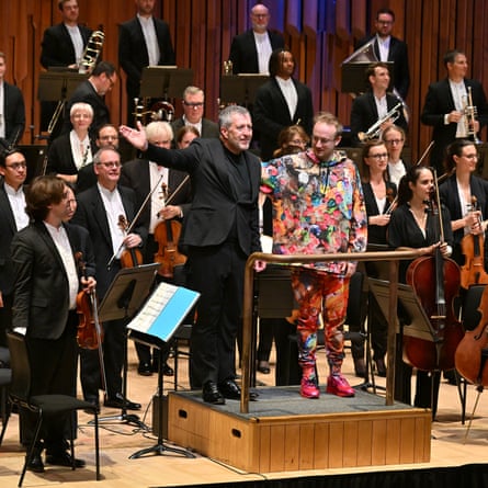 Thomas Adès with composer Alex Paxton, whose World Builder, Creature had its UK premiere.