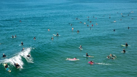 people in water