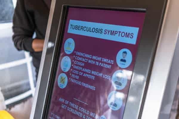 An automated TB screening instrumentality   astatine  Kibera Health centre.