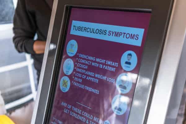An automated TB screening instrumentality astatine Kibera Health centre.