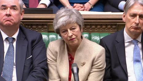 MPs vote against Theresa May's Brexit withdrawal agreement for third time – video 