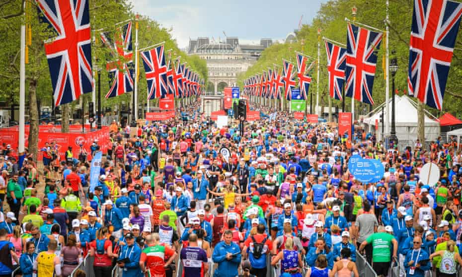 Marathon runners won’t be crossing the finish line on the Mall until 4 October at the earliest.