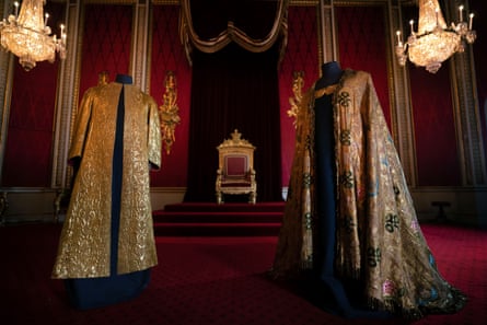 The supertunica and the imperial mantle.