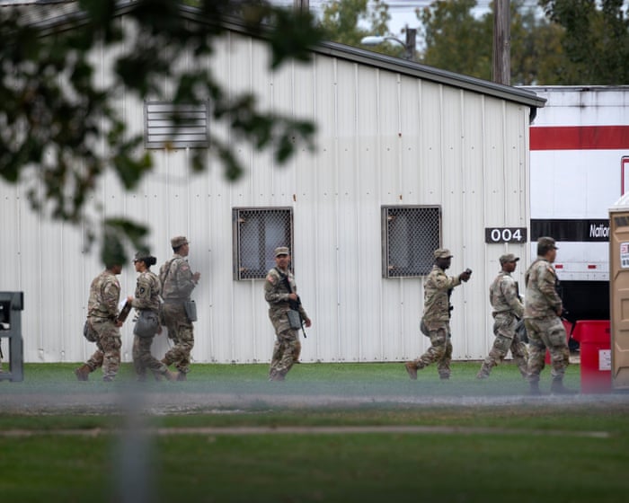 US immigration enforcement using military hardware and tactics on civilians