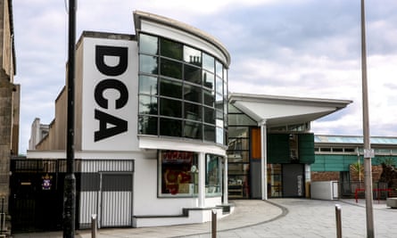 A view of the exterior of Dundee Contemporary Arts