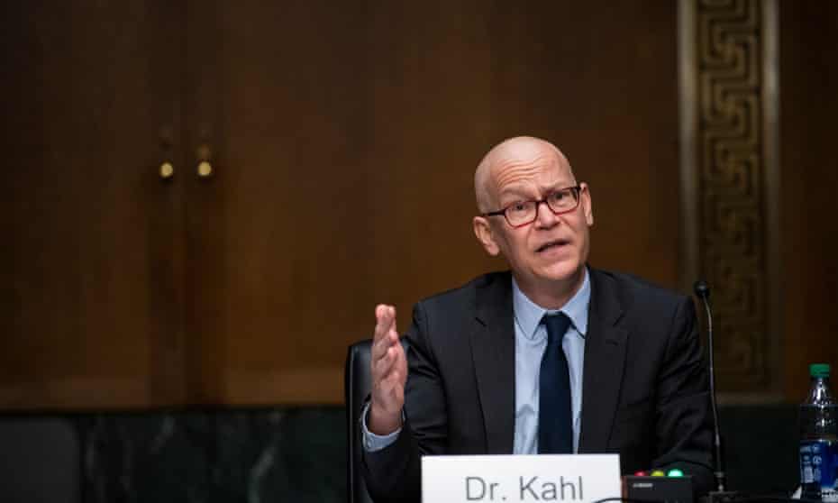 Colin Kahl, under secretary of defense for policy, said: ‘The intelligence community currently assesses that both Isis-K and al-Qaida have the intent to conduct external operations, including against the United States.’