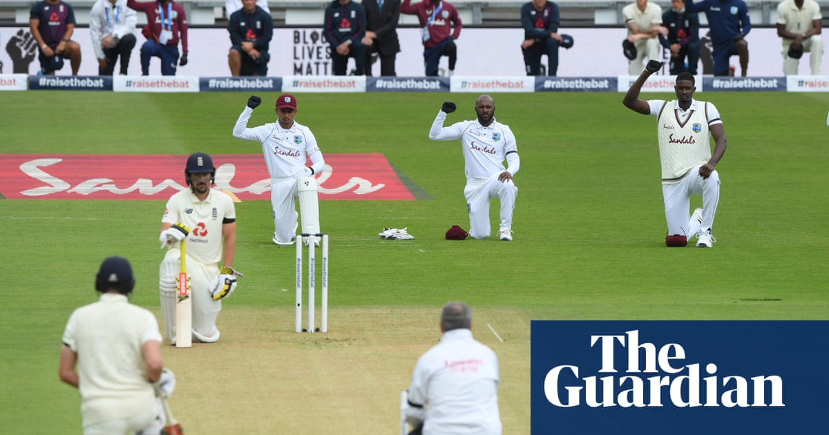 A great moment: West Indies and England condemn racism together