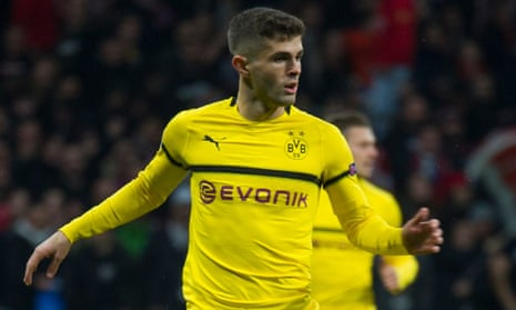 Christian Pulisic has been restricted to just four league starts with Dortmund this season