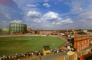 A view of the final match of the series at the Oval from the Archbishop Tennyson’s school