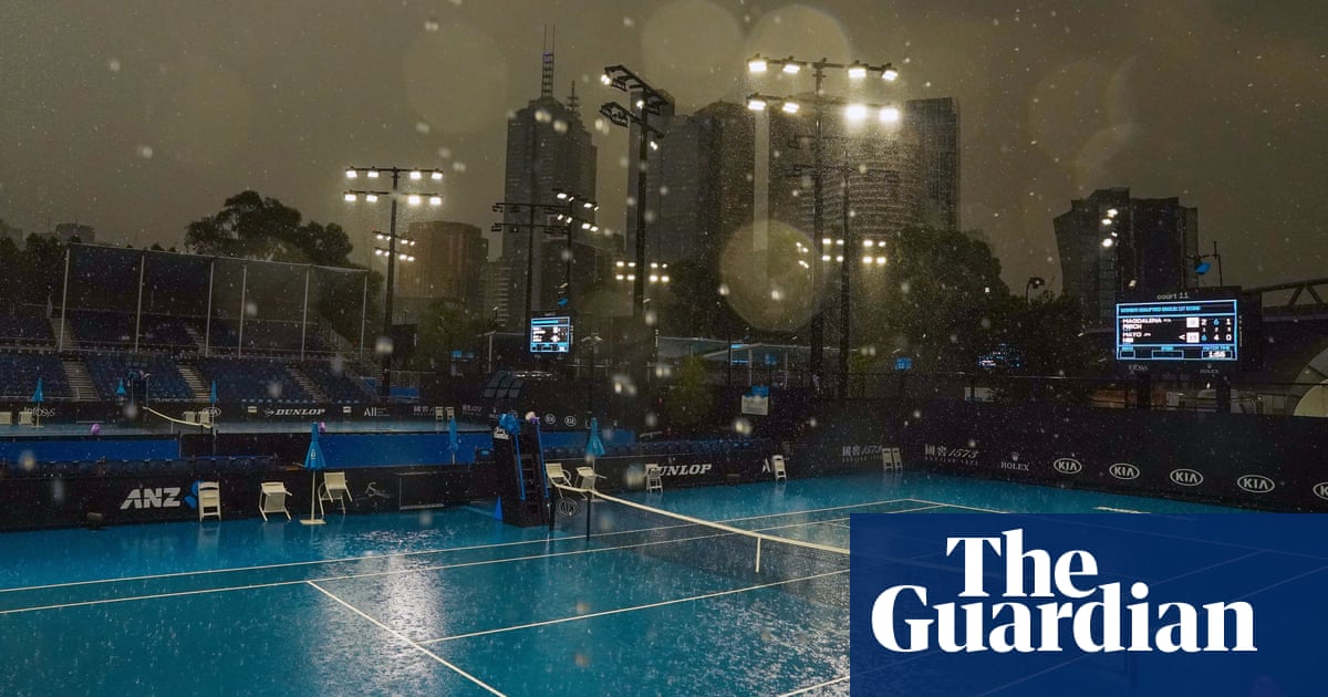 Storm brings relief to Australian Open but cannot stop tempers flaring