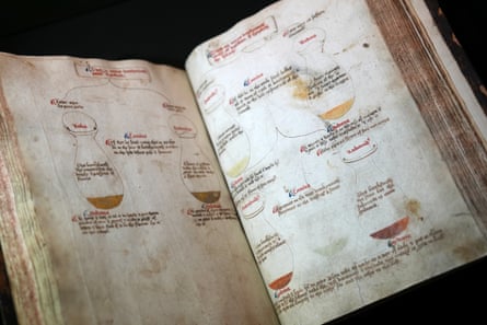 A 15th-century manuscript detailing the different colours of urine and relevant illnesses and treatments.