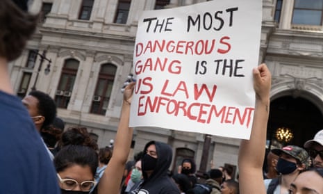 Protests against the police killing of George Floyd in Philadelphia. ‘Police officers are nor more (if not less, given the function of their roles trustworthy than other people when discussing police violence.’
