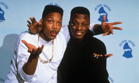 Will Smith with DJ Jazzy Jeff at the 1990 Grammy awards. Rex/Shutterstock