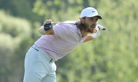 Tommy Fleetwood on the course at Austin Country Club