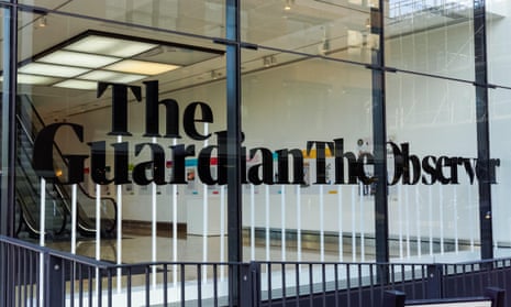 The Guardian newspaper office in King’s Cross, London