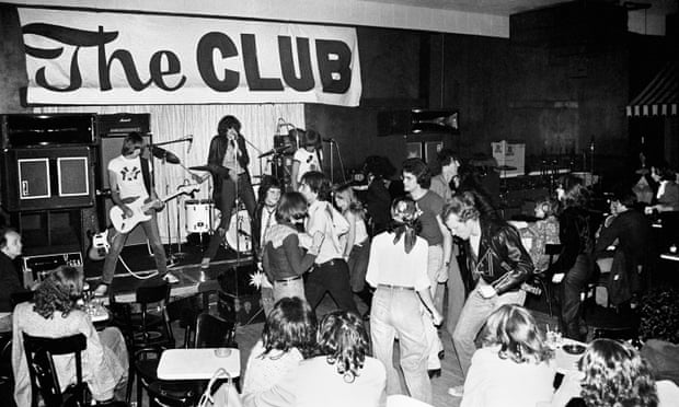 Ramones at The Club in Cambridge, Massachusetts, in May 1976.