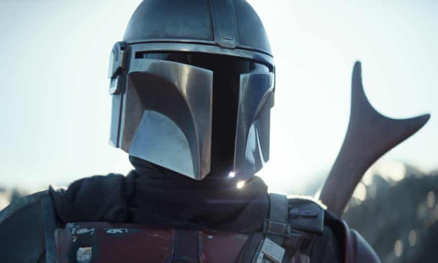 Pedro Pascal as Din Djarin in The Mandalorian.