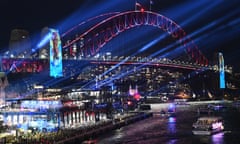 The final night of Vivid in Sydney Harbour