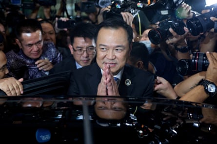 Anutin Charnvirakul after being elected Thailand’s new prime minister