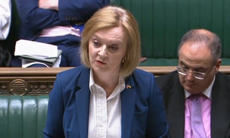 Liz Truss sets out her intention to bring forward legislation within weeks scrapping parts of the post-Brexit deal on Northern Ireland. 
