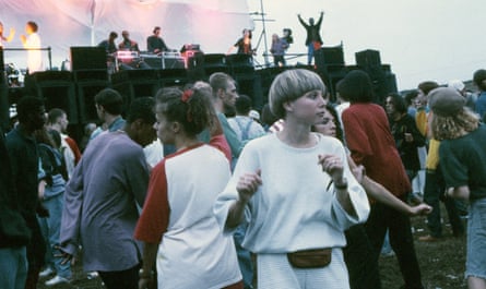 A rave in Ashworth Valley, near Rochdale, in 1989.