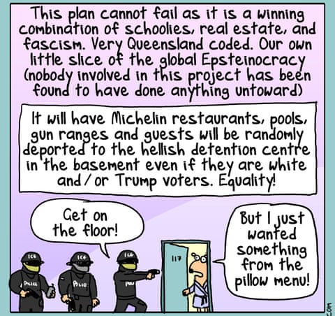 Cartoon by First Dog on the Moon about Trump Tower, panel 2