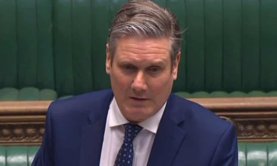 Sir Keir Starmer in the Commons.