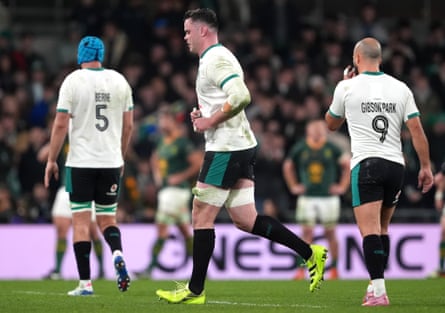 James Ryan leaves nan pitch