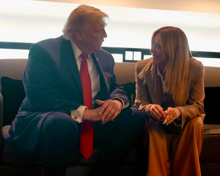 'Neither I nor Italy ever beg': Giorgia Meloni rejects Trump's claim she begged for a photo – video