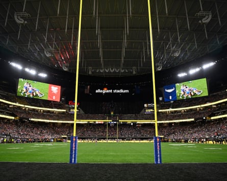 A general view during the round one NRL match between Newcastle Knights and North Queensland Cowboys in Las Vegas