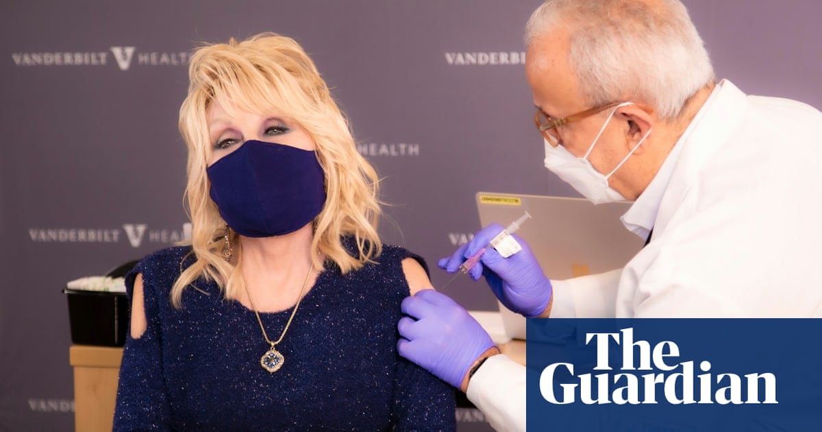 Dolly Parton gets vaccinated with Moderna jab she helped fund