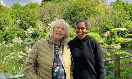 Alison Steadman and Kwesia out birding.