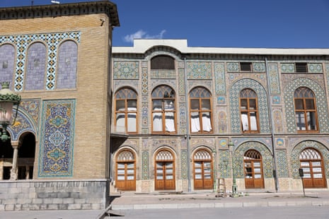 The facade of the Golestan Palace