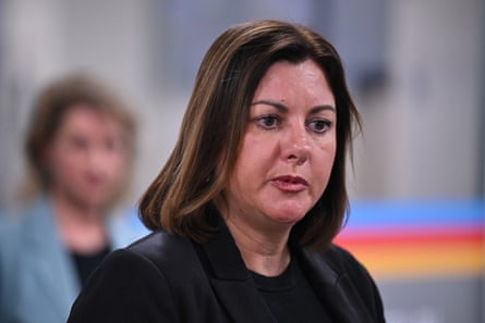 Emergency services minister Kristy McBain