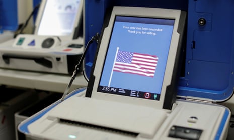 Out-of-country US voters are suing election officials to allow them to return their ballots electronically.