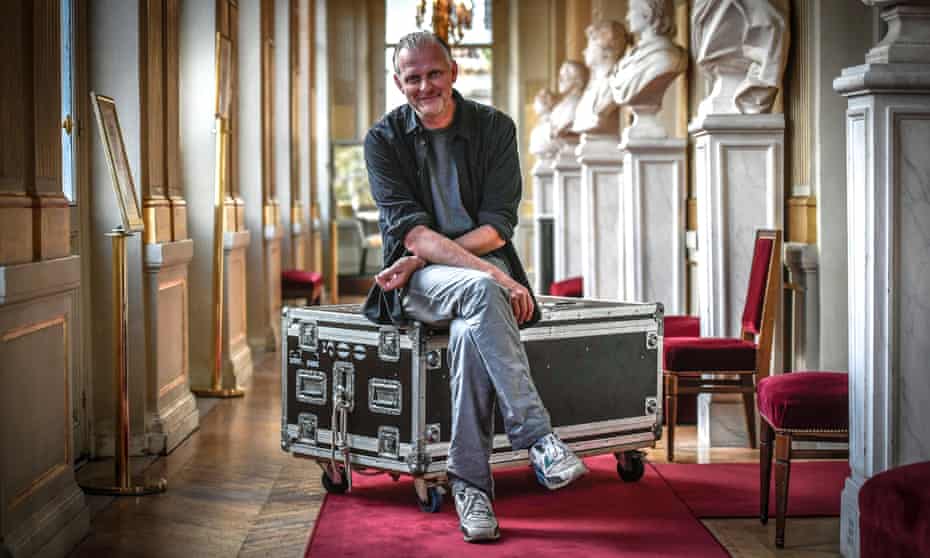 Thomas Ostermeier photographed at the Comedie Française theatre in Paris.