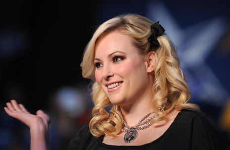 Meghan McCain, daughter of former Republican presidential candidate John McCain, speaks at a campaign rally at Otterbein College in Westerville, Ohio in 2008.
