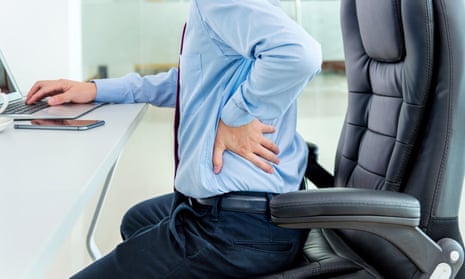 Sitting in an office chair with back pain right now? - First State Spine