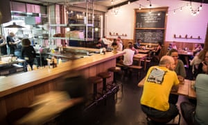 Interior of the Hogshouse Brewing Company, Cape Town