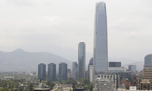 Smoke in Santiago, Chile