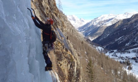 Ice climbing, Switzerland