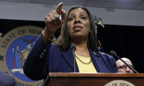 The New York attorney general, Letitia James, filed a petition in state trial court in New York City naming the Trump Organization as a respondent along with other business entities. 