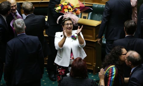 Green Party co-leader Metiria Turei, seen here celebrating a vote on marriage equality, has resigned after revealing she lied to claim benefits.