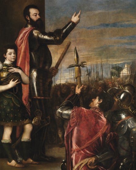 Titian’s The Allocution of Alfonso d’Avalos to His Troops, 1540–41.
