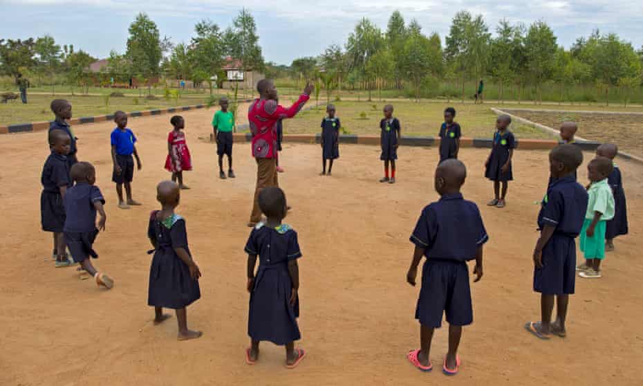 Outdoor lessons for Okere City’s schoolchildren