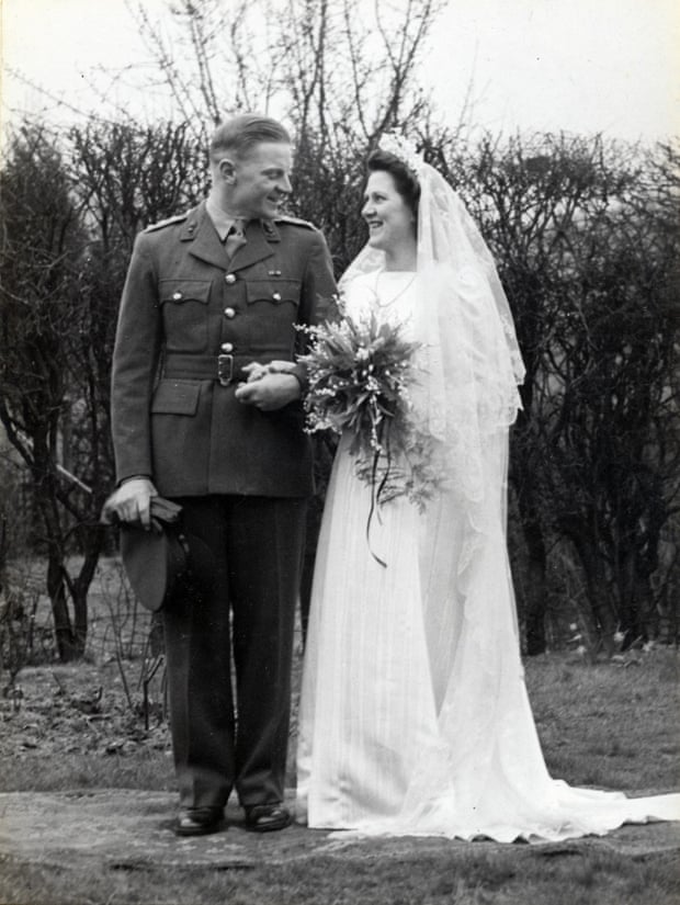 David and Mary on their wedding day in 1944.