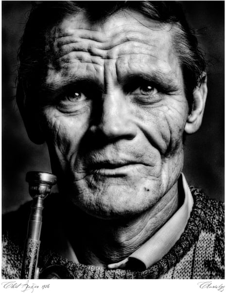 John Claridge’s shot of trumpeter Chet Baker
