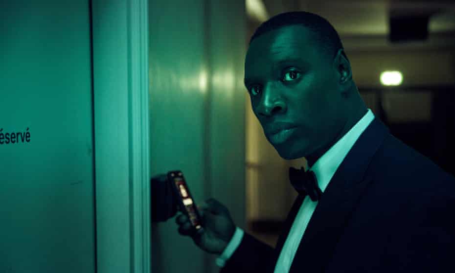 Stealing a look: Omar Sy in the second series of Lupin.